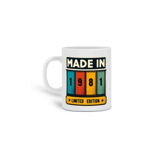 Caneca Made in 1981