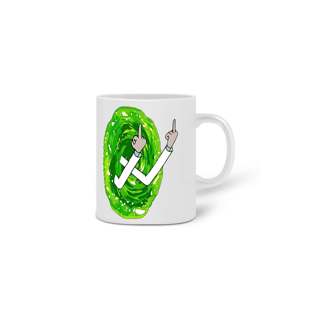 Nome do produto: Caneca Portal Rick and Morty