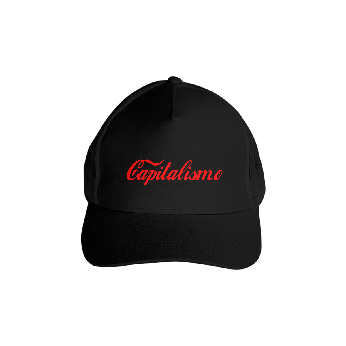 Nome do produto: Boné Americano com telinha Capitalismo