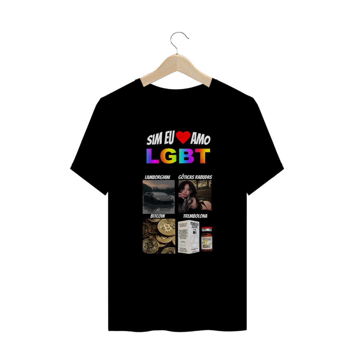 Nome do produto: EU AMO LGBT (PLUS SIZE)