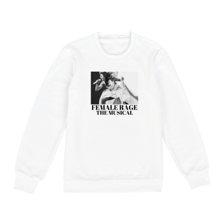 Nome do produto TAYLOR SWIFT FEMALE RAGE MOLETOM BRANCO