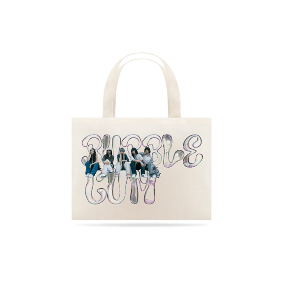 NEWJEANS BUBBLEGUM C MEMBROS ECOBAG