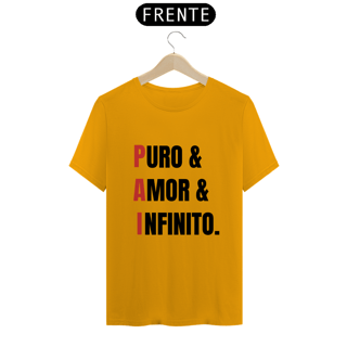 Nome do produto Camiseta PAI = Puro, Amor e Infinito. (BRANCA)