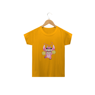 Nome do produto Camiseta Labubu Lafufu Angel Stitch Infantil