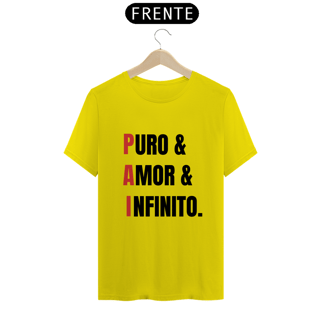 Nome do produto Camiseta PAI = Puro, Amor e Infinito. (BRANCA)
