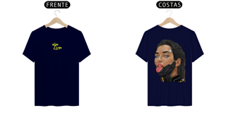 Nome do produto Camiseta Dua Lipa CyberPunk Frente e Costas