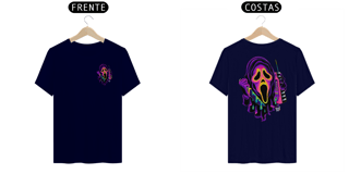 Nome do produto Camiseta Pânico Frente e Costas PRETA