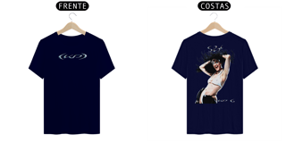 Nome do produto Camiseta Katy Perry Woman's World KP6 Frente e Costas