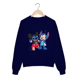 Nome do produto Moletom Mickey e Stitch Fechado