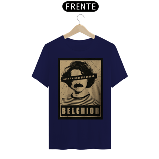 Nome do produto Camiseta Viver é melhor que sonhar - Belchior