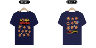 Nome do produto Camiseta Acorda, Berenice! Kah e Gabs
