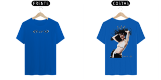 Nome do produto Camiseta Katy Perry Woman's World KP6 Frente e Costas