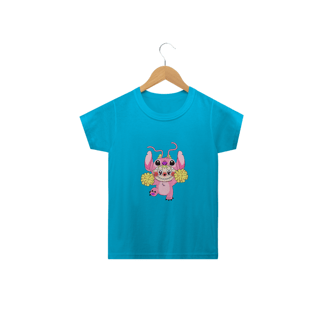 Nome do produto Camiseta Labubu Lafufu Angel Stitch Infantil