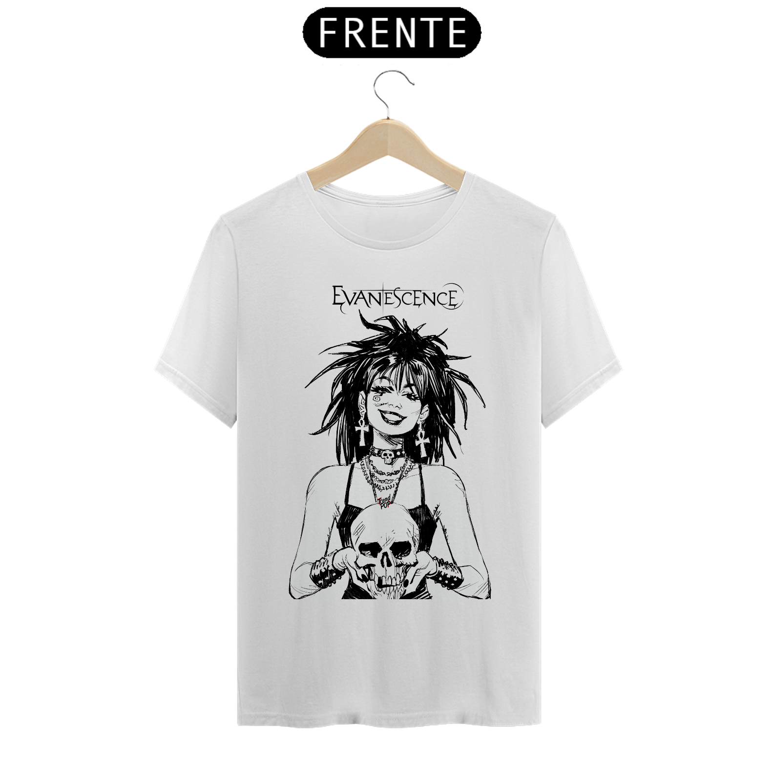 Camiseta Desenho Amy Lee - Evanescence