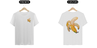 Nome do produto Camiseta Banana Frente e Costas BRANCA