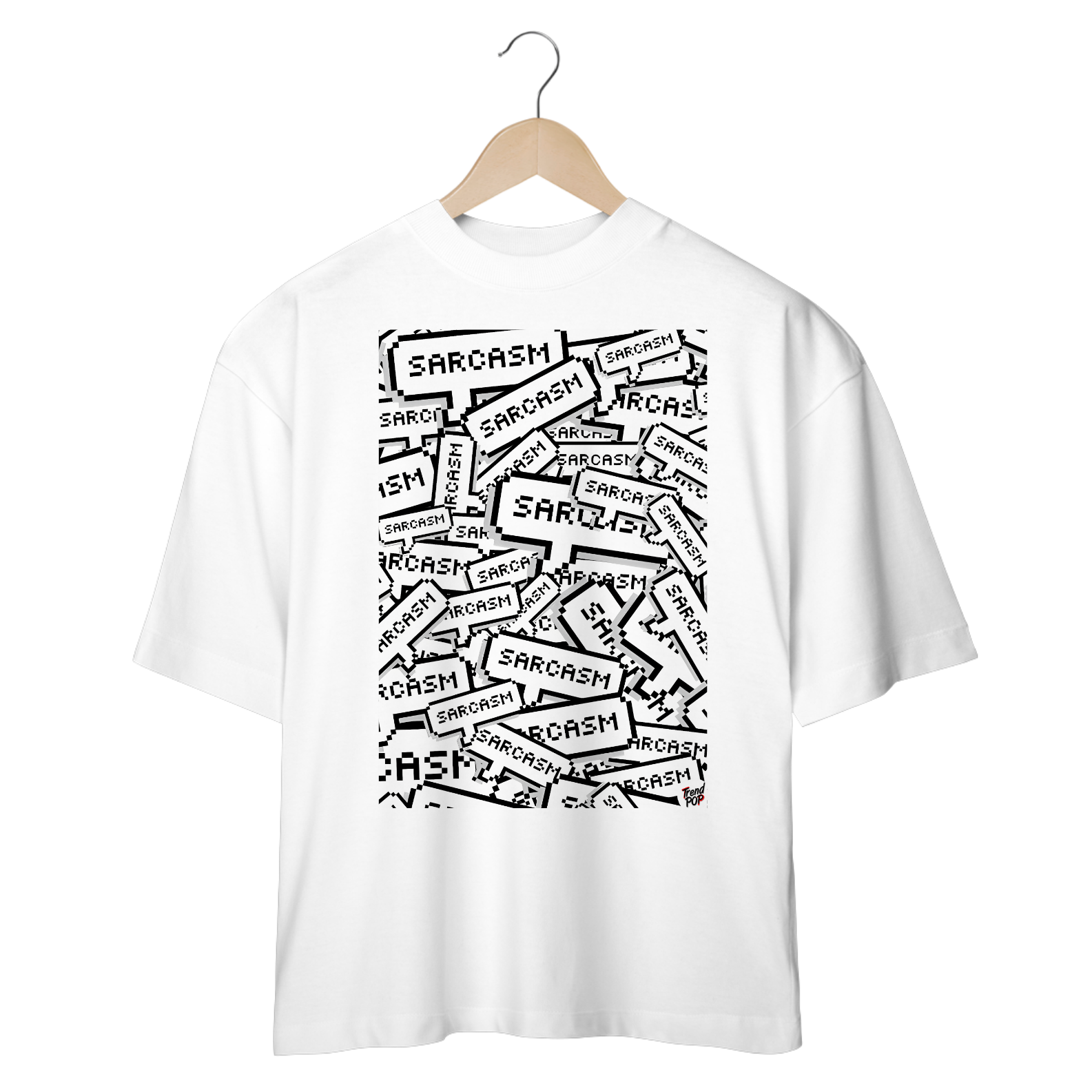 Camiseta Sarcasm Oversized