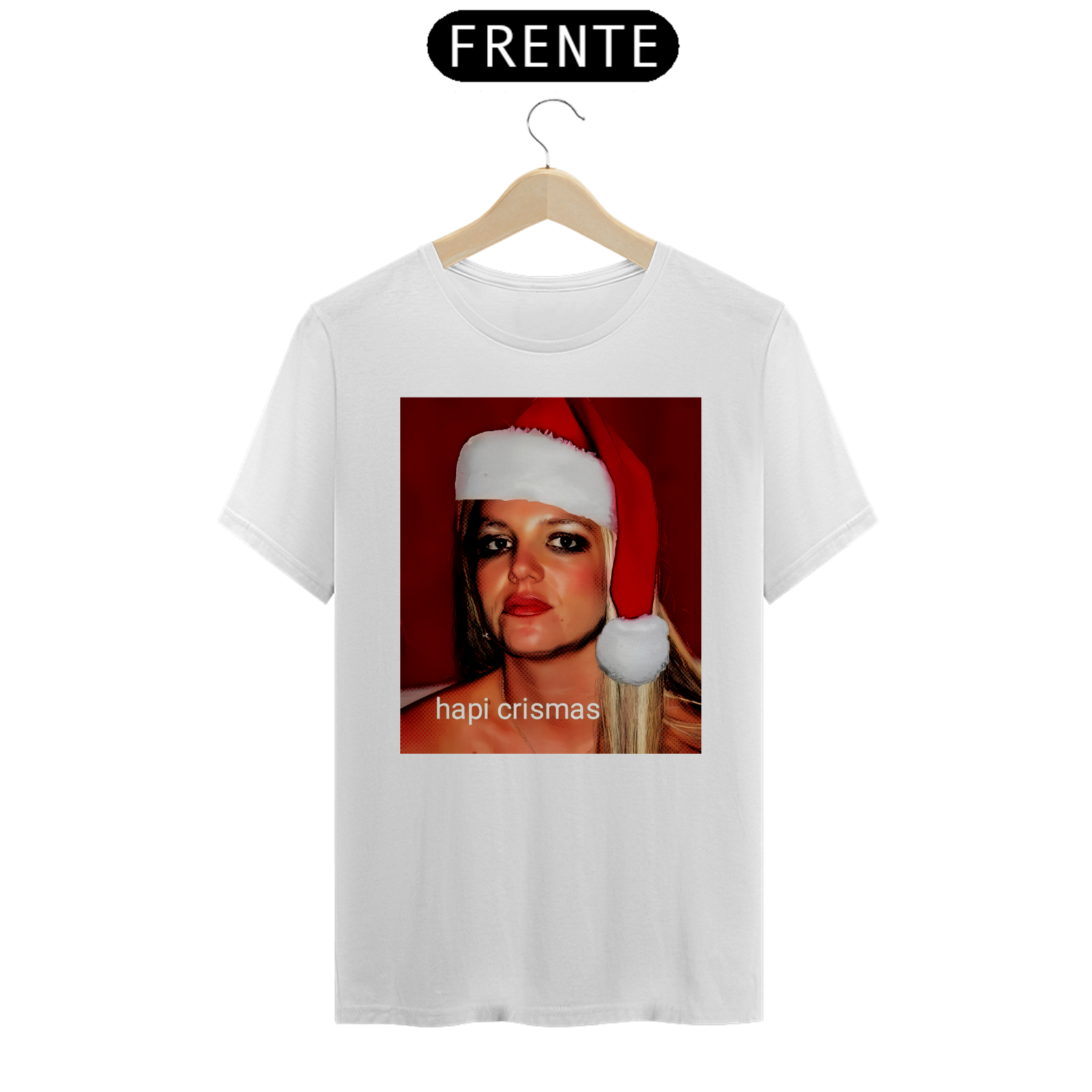 Camiseta Britney Spears hapi crismas