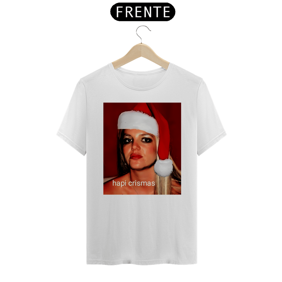 Nome do produto: Camiseta Britney Spears hapi crismas