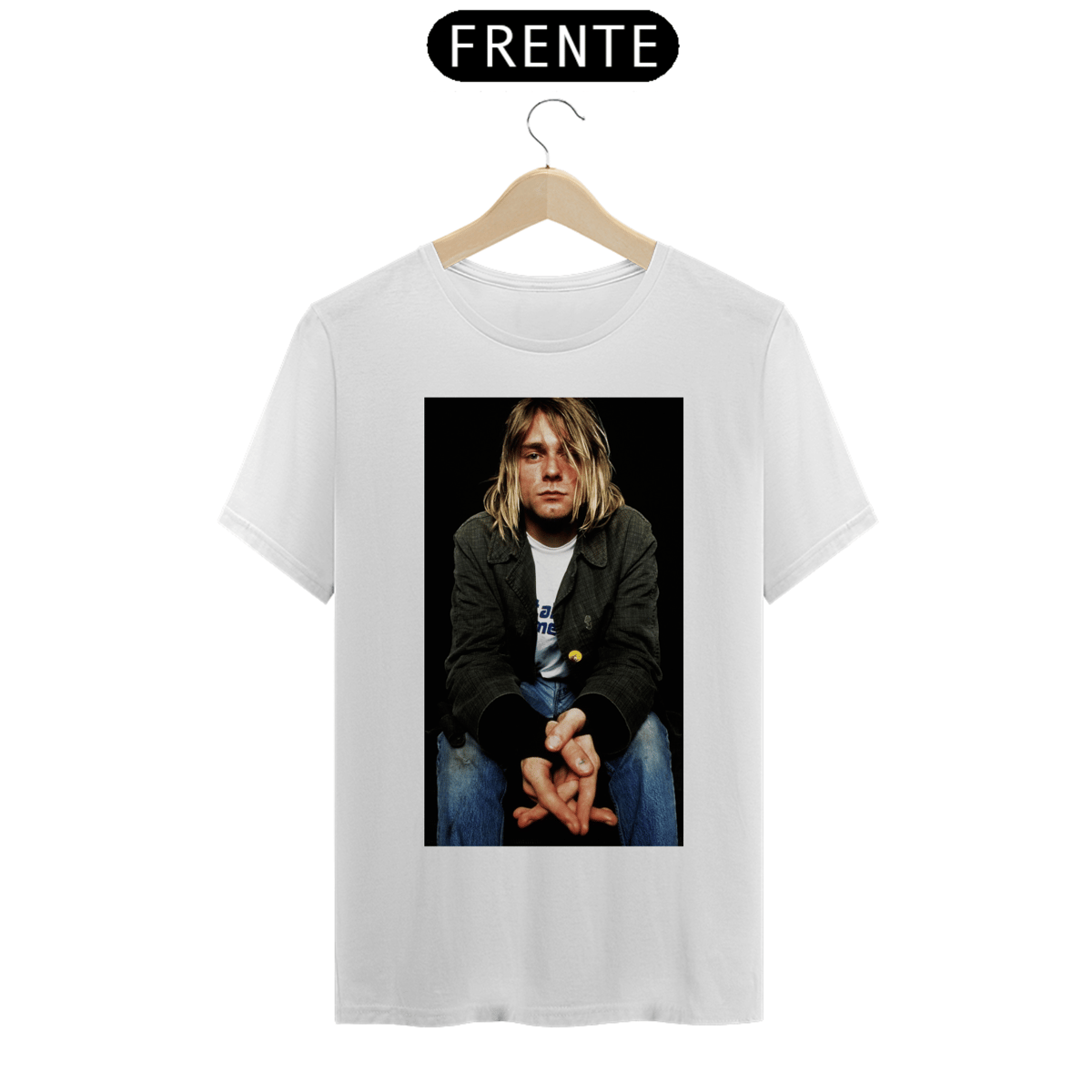 Nome do produto: Camiseta Kurt Cobain