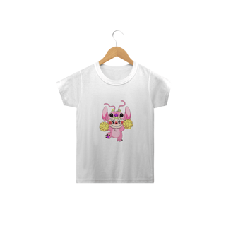 Nome do produto Camiseta Labubu Lafufu Angel Stitch Infantil