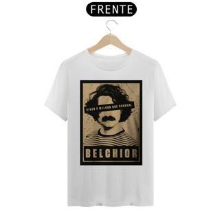 Nome do produto Camiseta Viver é melhor que sonhar - Belchior