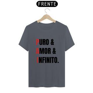 Nome do produto Camiseta PAI = Puro, Amor e Infinito. (BRANCA)