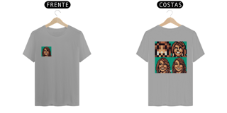 Nome do produto Camiseta Mariah Carey Pixel Art Frente e Costas