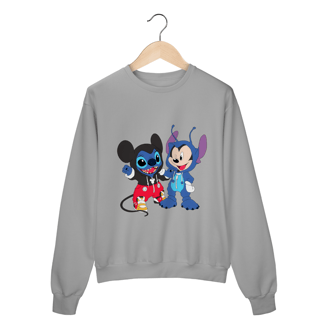 Nome do produto Moletom Mickey e Stitch Fechado