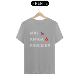 Nome do produto Camiseta Mãe Amiga Parceira (PRETA)