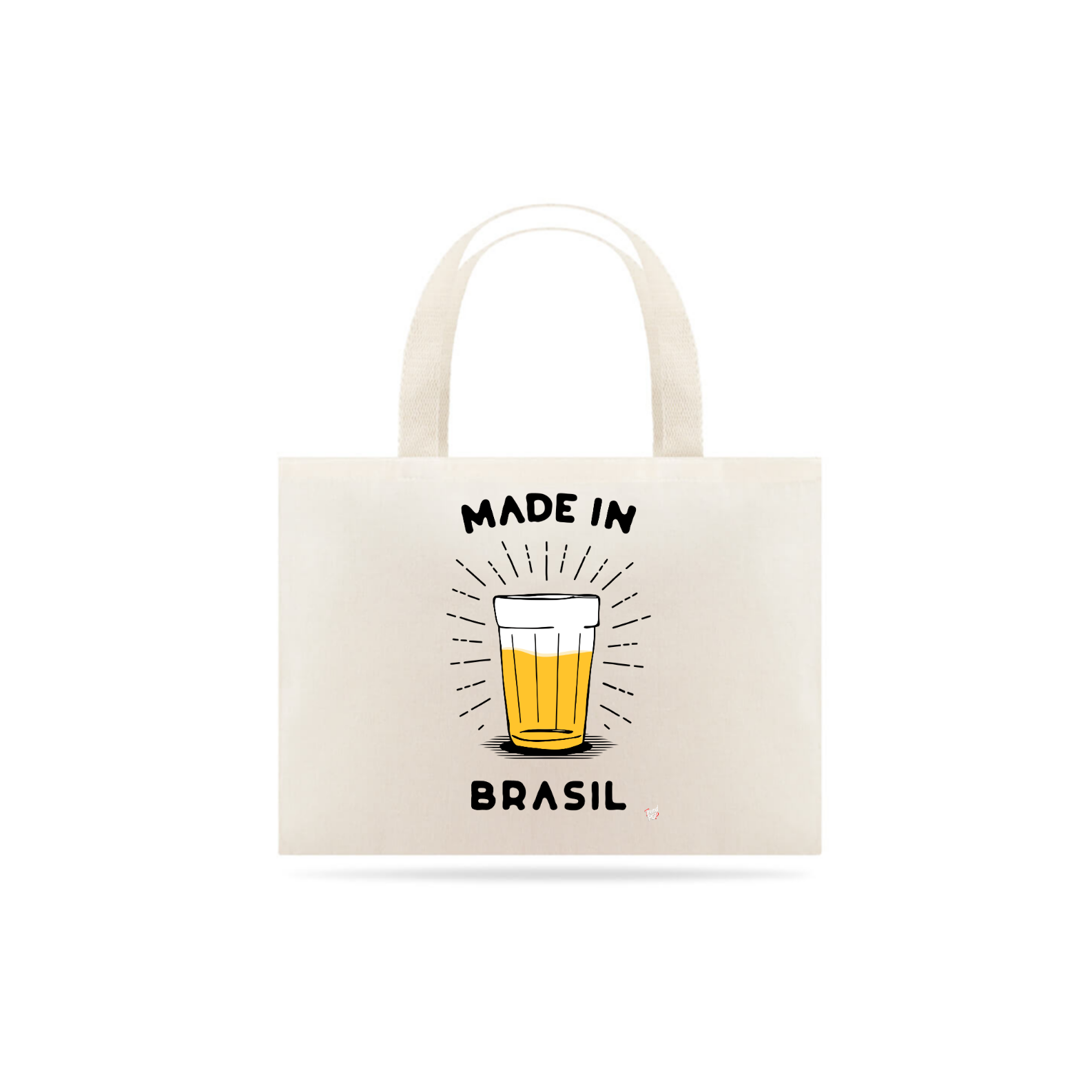 Ecobag Grande Made in Brasil - Copo Americano de Cerveja