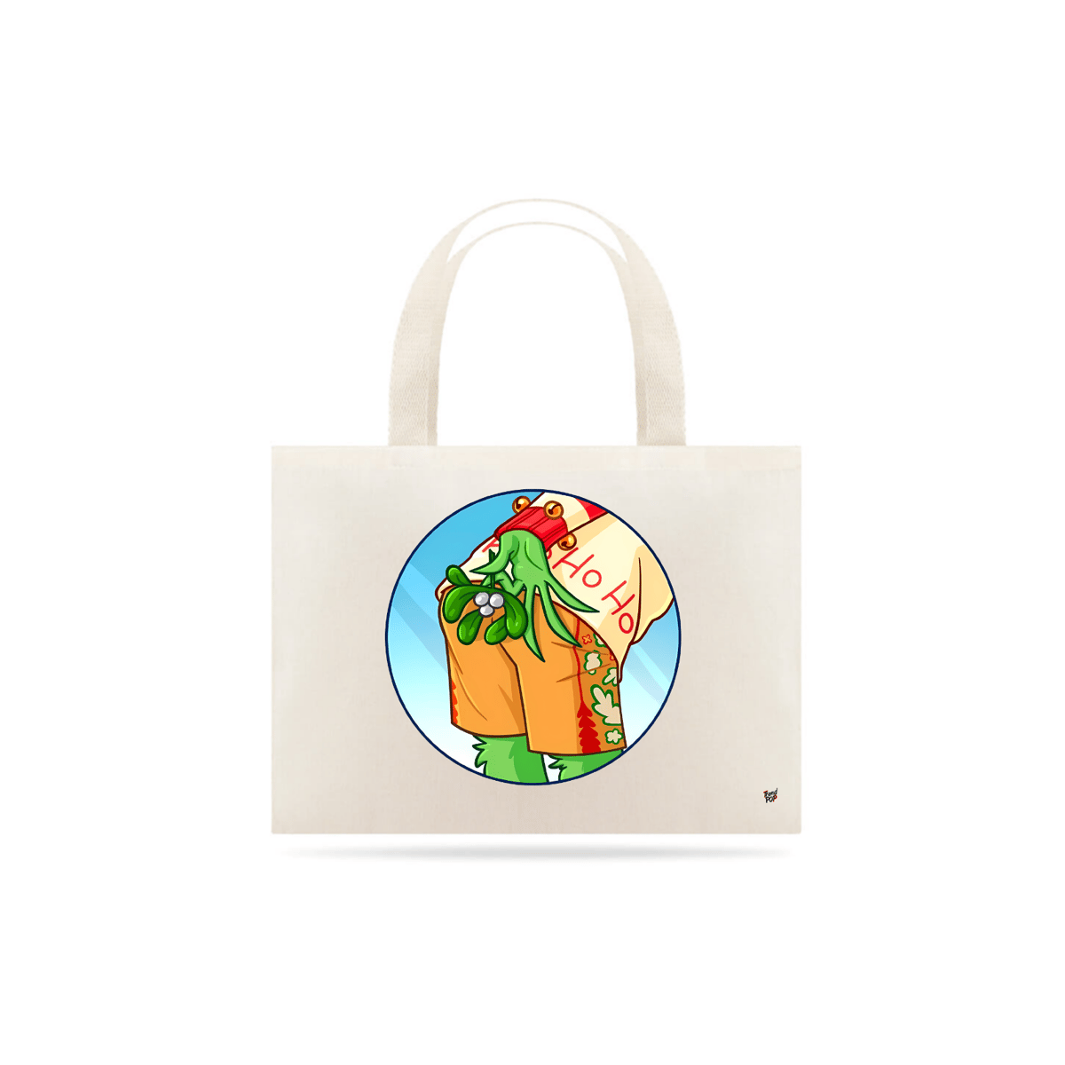 Nome do produto: Eco Bag Natal Ho Ho Grinch