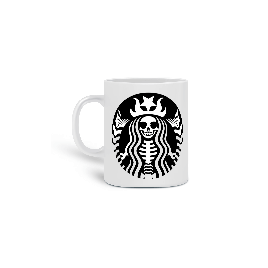 Nome do produto: Caneca Caveira Coffee