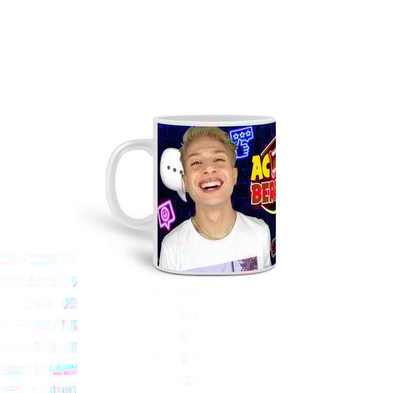 Caneca Acorda, Berenice! Com Kah e Gabs *NOVA