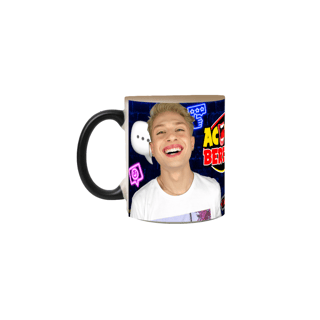Nome do produto Caneca Mágica Acorda, Berenice! com Kah e Gabs *NOVA