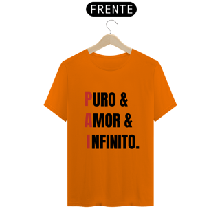 Nome do produto Camiseta PAI = Puro, Amor e Infinito. (BRANCA)