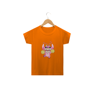 Nome do produto Camiseta Labubu Lafufu Angel Stitch Infantil