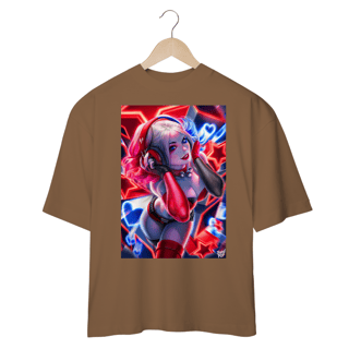 Nome do produto Camiseta Arlequina - Girl Power OVERSIZED