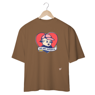 Nome do produto Camiseta OVERSIZED - No Me Importa