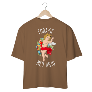 Nome do produto Camiseta OVERSIZED - F*DA-SE MEU ANJO