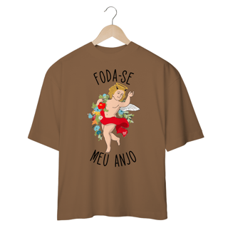 Nome do produto Camiseta OVERSIZED - F*DA-SE MEU ANJO