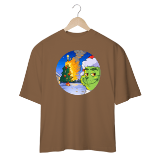 Nome do produto Camiseta OVERSIZED Grinch Christmas On Fire