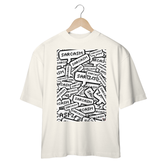 Nome do produto Camiseta Sarcasm Oversized