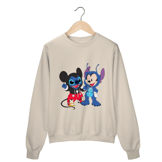 Nome do produto Moletom Mickey e Stitch Fechado