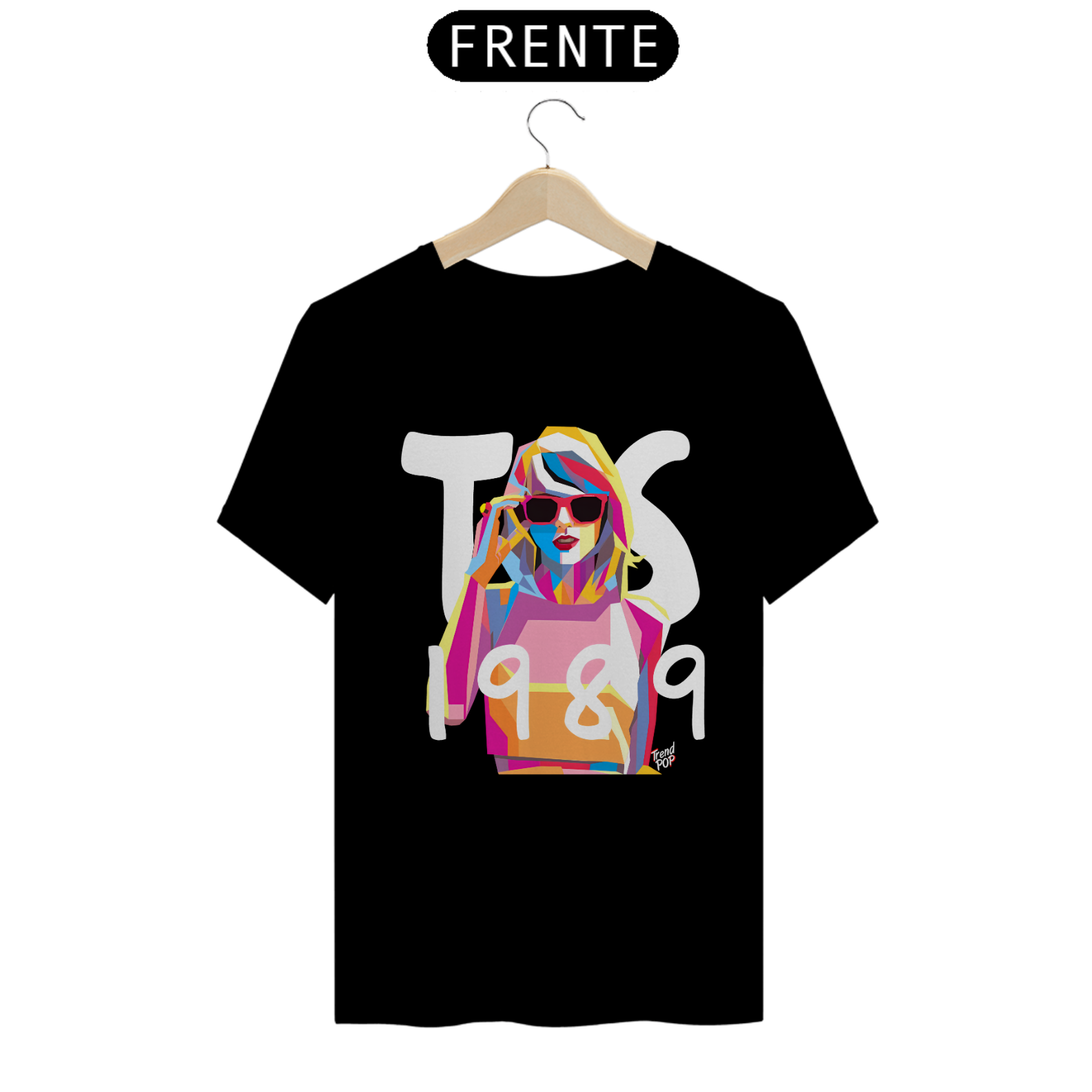 Camiseta Taylor Swift 1989 PRETA