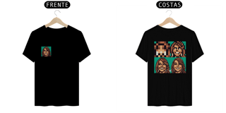 Nome do produto Camiseta Mariah Carey Pixel Art Frente e Costas