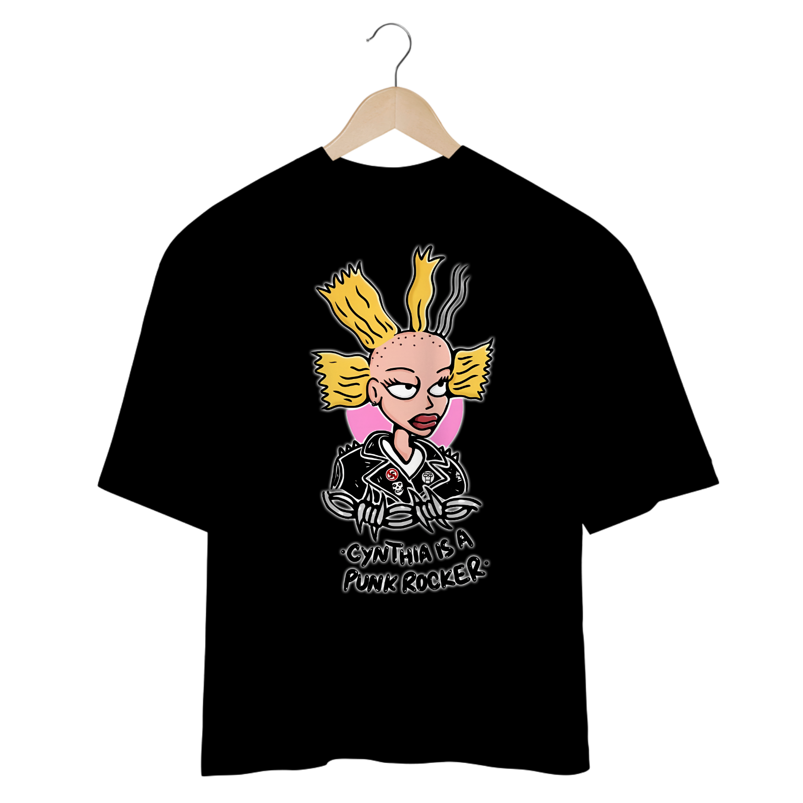 Camiseta Cynthia Punk Rocker OVERSIZED