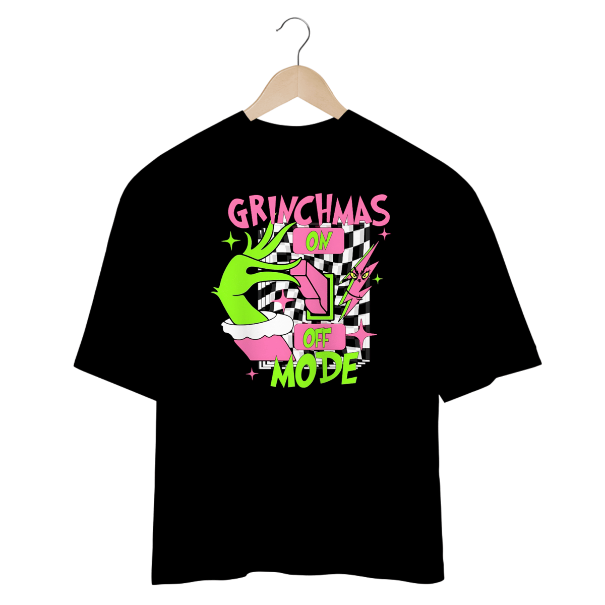 Nome do produto: Camiseta OVERSIZED GRINCHMAS