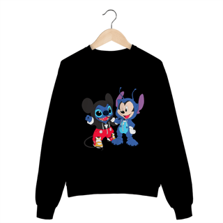 Nome do produto Moletom Mickey e Stitch Fechado