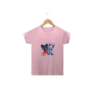 Nome do produto Camisa Mickey e Stitch Infantil