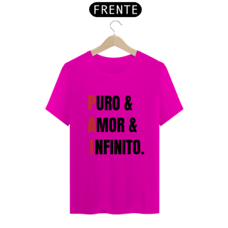 Nome do produto Camiseta PAI = Puro, Amor e Infinito. (BRANCA)